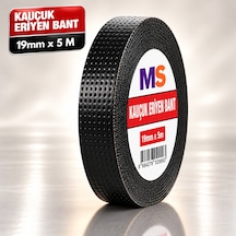 Kauçuk Eriyen Bantı Siyah 19 Mm X 5 Metre Elektrikçi Kablo Boru Hortum İzolasyon Tamir Bandı Su Geçirmez