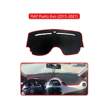 Fıat Punto Evo 2015-2021 Modellerine Uyguntorpido Koruma Halısı Kırmızı Kenar