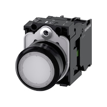 Siemens 3su1102-0ab60-1ba0 - 22mm Plastik 24vac/dc 1no Beyaz Yay Dönüşlü Buton