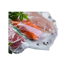 50 Li Vakum Poşeti Seti 20x25 Cm Gıda & Sanayi Tipi Vakum Paketleme Poşetleri Sızdırmaz, Bpa İçermeyen, Dayanıklı, Et, Sebze & Hazır Gıdalar İçin Uyumlu 20 X 25 Ebatlar