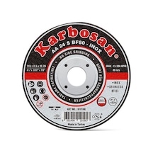 Karbosan Inox Metal Kesici Ince Taş 115 Mm Kesici 5li