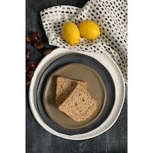 Natural Stone Handmade Tabak 18 Cm Haki Yeşil - 242536377 Haki Yeşil