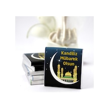 Dark Brown Kandiliniz Mübarek Olsun Çikolatası 48 Adet