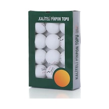 Hsport 3 Yıldız Masa Tenisi Topu +40 Gazlı Yapı Sekme Garantili Profesyonel Pinpon Ping Pong Top 12 Adet Beyaz