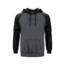 Led Zeppelin Zoso Gri Renk Reglan Kol Sweatshirt Gri
