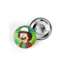 Dustin Henderson - 44 Mm İğneli Çanta Rozeti - 5 Adet Diğer