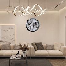 Silver Legacy World 60 X 60 Cm Metal Duvar Saati Diğer