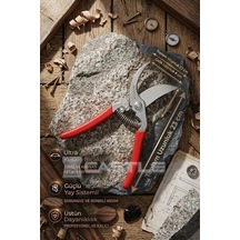 Tr Lz-k9 Budama Makası Bağ Makası Ve Deri Kılıfı 2 Li Set