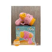 Pembe Pilli Köpük Tabancası - Ördek Pembe Baloncuk Tabancası Çocukların Hayal Gücünü Canlandırın