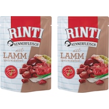 Rinti Pouch Kuzu Etli Köpek Yaş Mama 2 x 400 G