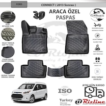Ford Connect / 2013 Sonrası / Siyah / Rizline Paspas