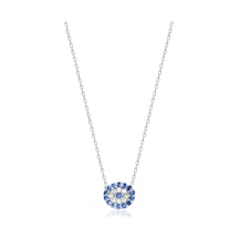 Emılıano Jewellery Zirkon Taşlı Pırlanta Montür Rodaj Kaplamalı Gümüş Oval Kolye Gold - Rose Gold - Gümüş