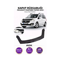 Peugeot Partner 2016+ Araca Özel Üretim "4mm" Kaput Rüzgarlığı A+