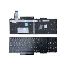 Lenovo Uyumlu Thinkpad E595 20nf0007tx, E595 20nf0008tx Klavye Tr Işıklı Siyah Çerçeveli