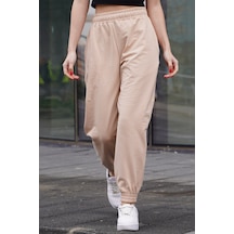 Madmext Bej Comfort Fit Basic Eşofman Altı Mg1635-bej Bej