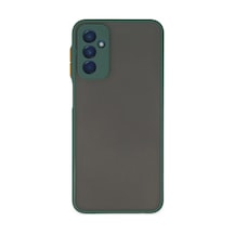 Samsung Uyumlu  Galaxy M13 Kılıf Montreal Silikon Kapak - Yeşil 0.2M-Çok Renkli