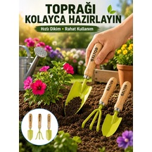 Hubrendy Tekno Bahçe El Aletleri Seti Toprak Düzenleme Ve Dikim Aparatı