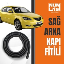 Mazda 3 Hatchback 2003-2008 Sağ Arka Kapı Fitili-a Kalite-numlas-nm4118