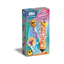 Clementoni Idea Fosforlu Kalem Tasarım Seti Çılgın Yaz 124-Pembe