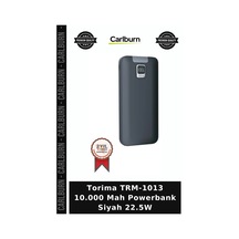 Torima Trm-1013 10.000 Mah Powerbank Siyah 22.5w Pratik Şarj Seyahat Bataryası Ekranlı Batarya Çok Renkli