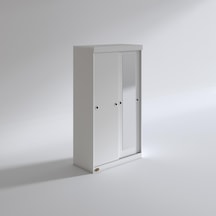 Kenzlife Gardırop Sürgülü Kapaklı Kapılı 100 Papatya Byz Aynalı Gardolap Dolap