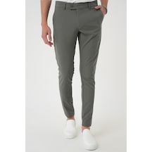 Efor Slim Fit Yan Cepli Düz Esnek Casual Su Yeşili Pantolon P 1144 Su Yeşili