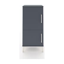 Arges Komodin 3 Raflı 2 Kapaklı 44x30x96 Antrasit-antrasit Antrasit