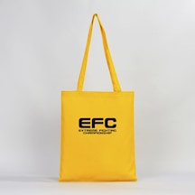 Efc Type Sarı Gabardin Bez Çanta