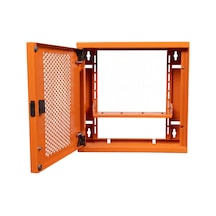 Alfafonet Wifi Box 280 Duvar Tipi Modem Ve Wifi Kutusu 280x120x280 Mm Turuncu Perfore Metal Kapak Montajlı