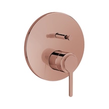 VitrA A4289529 Origin Classic Ankastre Banyo Bataryası Sıva Üstü Grubu Soft Bakır Krom