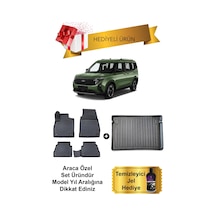 Yeni Ford Courier 2024 Sonrası Araca Özel 3d Havuzlu Paspas Ve Bagaj Havuzu Seti Hediyeli