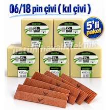 5adet-meıte 618 Başsız Tabanca Çivisi 18mm Kıl Çivi