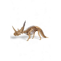 Ahşap Maket Dinozor Styracosaurus 150 X 210 X 420mm