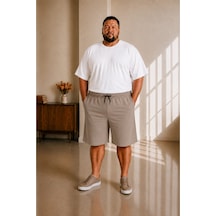 Sngl Tekstil Erkek Büyük Beden Kapri 3xl 4xl 5xl 6xl 7xl 8xl 9xl Vizon