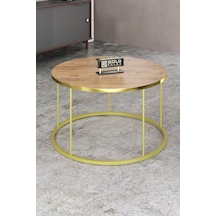 Orta Sehpa Terra Lüx Gold Ceviz