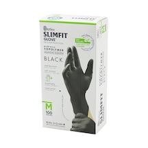 Reflex Slimfit Glove Kod-032 M Siyah Pudrasız Muayene Eldiven 100lü Go-53-vice 35679904