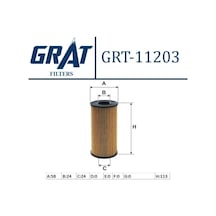 Grat 11203 Yağ Filtresi Laguna Iıı / Megane Iıı-ıv / Traff