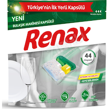 2 Adet Renax Bulaşık Makinesi Kapsülü 44'lü