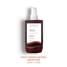 Sinoz Kusursuz Bronzlaştırıcı Hindistan Cevizi Kakao Havuç Yağı İçeren Güneş Yağı Spreyi  200 ML