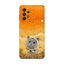 Samsung Galaxy M13 Uyumlu Baskılı Şeffaf Telefon Kılıfı Koleksiyon: Kawaii Cat 4