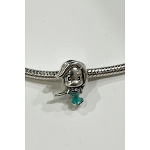 Fubena Deniz Kızı Charm Gümüş