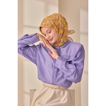 Silk Home Soft Eşarp 73091-38 Vizon, Turuncu, Mor, Sarı