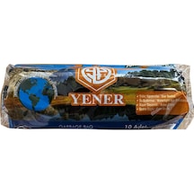 Yener Jumbo Çöp Torbası Poşeti - 2 Kat - Siyah - 400 G - 80 x 110 CM -10 Adetlik Rulo