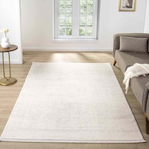 Minimal Krem Eskitme Desenli Halı - Mk12004krs