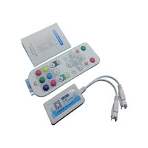 5v -24v Sp548e Sese Ve Müziğe Duyarlı Rgb Pixel Led Kontrol Cihazı App Kontrol Ve Rf Kumandalı