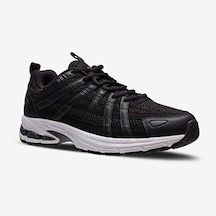 Lescon Pace Runner Unisex Koşu Ve Spor Ayakkabısı Siyah Siyah