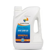 Şampiyon Pro-Tech 20W-50 Mineral Motor Yağı 4 L