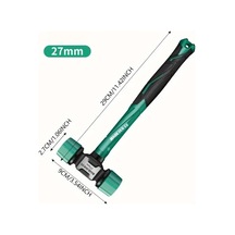 Willowhaven Kaymaz Tutamaklı 27mm Kauçuk Çekiç Dayanıklı Metal Başlı Zemin & Fayans