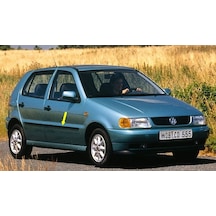 VW Polo HB 1994-1999 Sağ Ön Kapı Orta Çıtası Siyah 6N4853516A