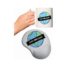 Dünyanın Sonuna Doğmuşum Baskılı Mouse Pad + Kupa Bardak Mug Mousepad